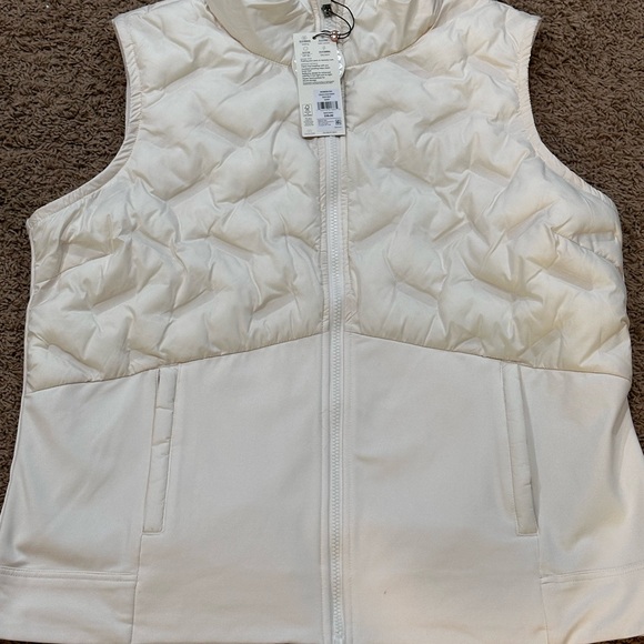 Women's Carrie Underwood’s Calia Cold Dash Run Vest Sz XL Ivory MSRP $98 - Picture 1 of 4